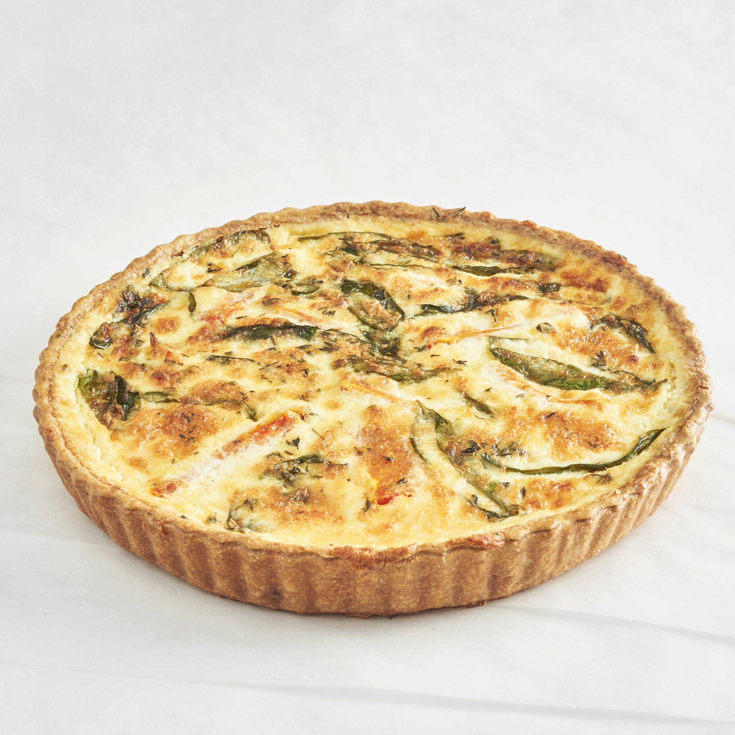 Tart Goats cheese Pepper N Spinach