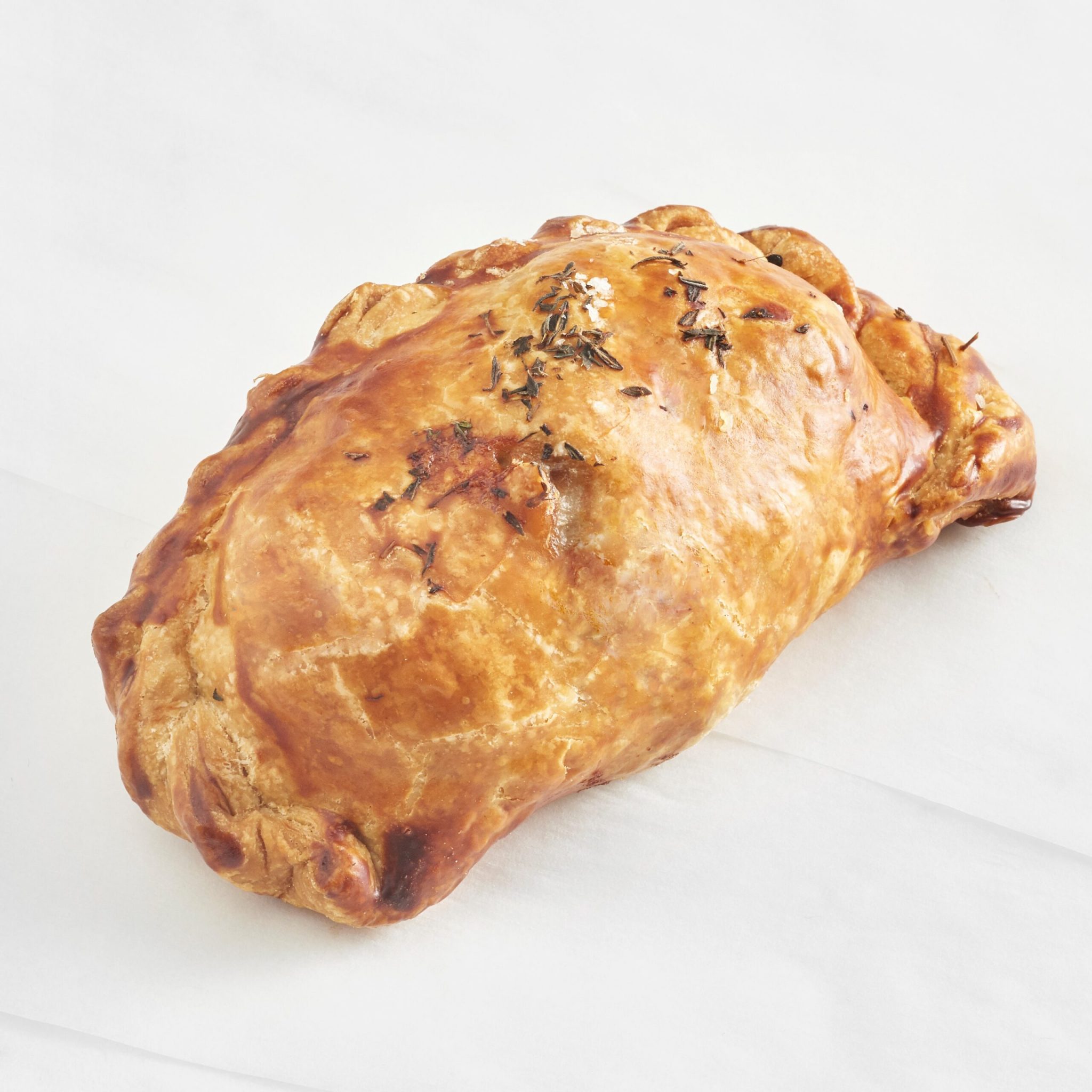 Chicken, mushroom, and leek pasty - Sally Clarke