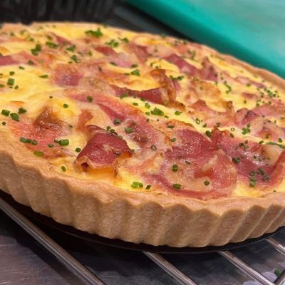 Quiche Lorraine – with Pancetta and Gruyere