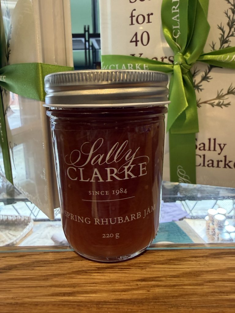 Spring rhubarb jam