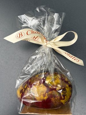 Honeycomb Bark dark chocolate egg – from B-Chocolates, Suffolk